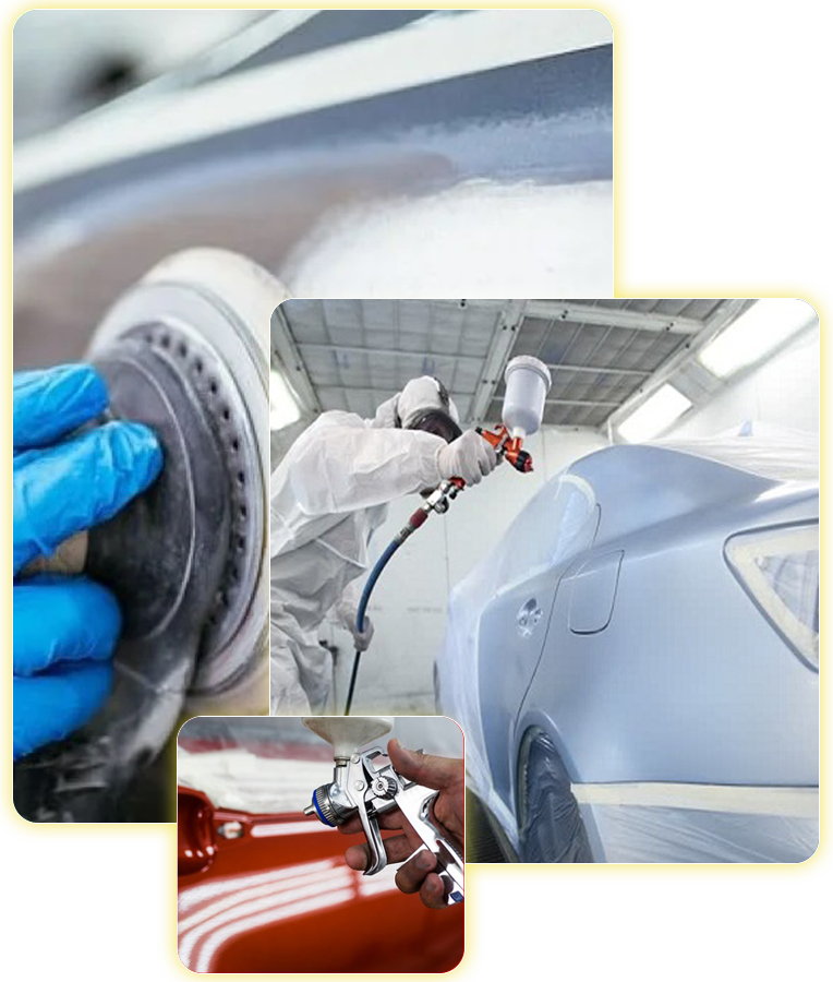 đồng sơn ô tô Garage Ô Tô Hoàng Phát. HHT Hóc Môn TPHCM