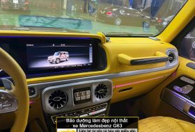 Garage Ô Tô Hoàng Phát. HHT Hóc Môn TPHCM vệ sinh nội thất