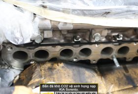 Garage Ô Tô Hoàng Phát. HHT Hóc Môn TPHCM vệ sinh họng nạp