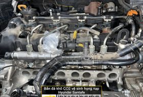 Garage Ô Tô Hoàng Phát. HHT Hóc Môn TPHCM vệ sinh họng nạp