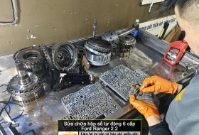 Garage Ô Tô Hoàng Phát. HHT Hóc Môn TPHCM đại tu hộp số